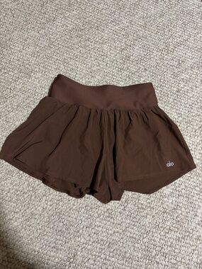 ALO Yoga Brown Athletic Skort